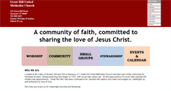 Desktop Screenshot of greathillumc.org